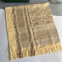 Load image into Gallery viewer, Arab Scarf Shawl Keffiyeh Wrap Shemagh Scarf Mask Cycling Shawl Neck Cover Man Woman Hiking Sunshade Head Wrap Men Scarf Shawl Wrap Pattern of Arab Shemagh Keffiyeh Men Arab Kufiyah Keffiyeh Arabic Muslim Head Wrap