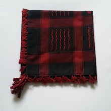 Load image into Gallery viewer, Arab Scarf Shawl Keffiyeh Wrap Shemagh Scarf Mask Cycling Shawl Neck Cover Man Woman Hiking Sunshade Head Wrap Men Scarf Shawl Wrap Pattern of Arab Shemagh Keffiyeh Men Arab Kufiyah Keffiyeh Arabic Muslim Head Wrap