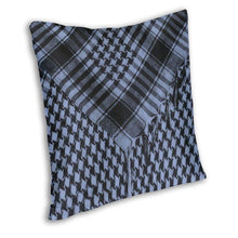 Load image into Gallery viewer, Arabic Keffiyeh Shemagh Bandana Cushion Cover Palestine Hatta Kufiyah Soft Luxury Pillow Cases Home Decoration Shawl Kufiyah Wrap Shemagh Scarf Fashion Scarves Cotton Shemagh Keffiyeh Women Men