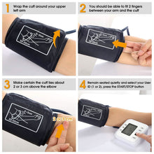 Load image into Gallery viewer, Arm Blood Pressure Monitor with Adjustable Cuff
