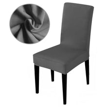 Load image into Gallery viewer, Armless Removable Washable Elastic Dinner Universal Spandex Solid Chair Slip Covers Set Colors For Choice Universal Size Chair Cover
