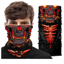 Load image into Gallery viewer, Army Camo Bandana Scarf Skull Balaclava Neck Buff Hunting Facemask Ski Mask Women Men Neck Gaiter Cover Turban Multipurpose Balaclava Elastic UV Face Shields for Women Gaiter Headband Shemagh Washable Cloth Bandanas Women Men