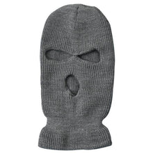 Load image into Gallery viewer, Army Tactical Mask 3 Hole Full Face Mask Ski Mask Winter Cap Balaclava Motorbike Motorcycle Helmet Full Helmet Neck Gaiter, Winter Balaclava Warm Knit Beanie for Outdoor Sports Outdoor Full Face Cover Thermal Ski Mask