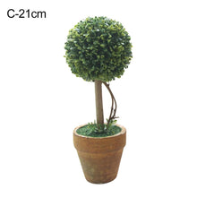 Load image into Gallery viewer, Artificial 1 Pc Heart Star Round Potted Decor Bonsai Ornament Home Garden Wedding Party Decor Home Decoration