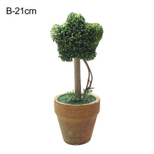 Load image into Gallery viewer, Artificial 1 Pc Heart Star Round Potted Decor Bonsai Ornament Home Garden Wedding Party Decor Home Decoration