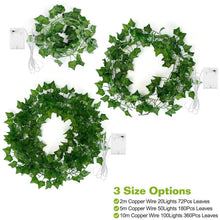 Load image into Gallery viewer, Artificial Ivy Leaves String Lights