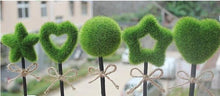 Load image into Gallery viewer, Artificial Lawn Simulation Grass Pile Simulation Flocking Love Star Bonsai Fake Flower Grass Ball For Home Decorations Ornaments Gifts