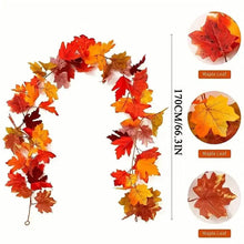 Load image into Gallery viewer, Artificial Maple Leaf Rattan