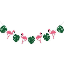 Load image into Gallery viewer, Artificial Tropical Palm Leaves For Hawaiian Luau Beach Birthday Jungle Party Wedding Home Table Decoration Accessories Tropical Leaves with Stems Jungle Leaves Decorations for Hawaiian Luau Party Beach Baby Shower Wedding Birthday Decorations