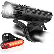 Load image into Gallery viewer, Ascher Ultra Bright USB Rechargeable Bike Light Set