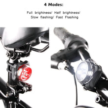 Load image into Gallery viewer, Ascher USB Rechargeable Bike Light Set