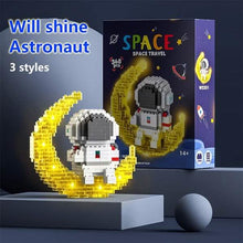 Load image into Gallery viewer, Astronaut Building Blocks LED Glowing Toys