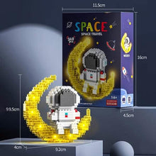 Load image into Gallery viewer, Astronaut Building Blocks LED Glowing Toys