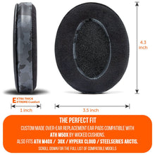 Load image into Gallery viewer, ATH M50X Earpads - Velour Hybrid