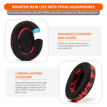 Load image into Gallery viewer, ATH M50X Earpads - Velour Hybrid