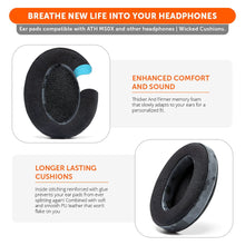Load image into Gallery viewer, ATH M50X Earpads - Velour Hybrid
