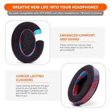Load image into Gallery viewer, ATH M50X Earpads - Velour Hybrid