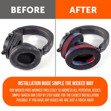 Load image into Gallery viewer, ATH M50X Earpads - Velour Hybrid