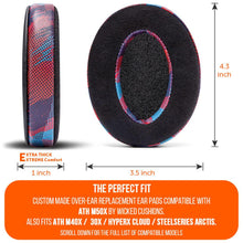 Load image into Gallery viewer, ATH M50X Earpads - Velour Hybrid