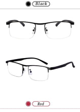 Load image into Gallery viewer, Attractive Metal Frame Sunglasses Style Intelligent Multifocal Progressive Reading Glasses and Men Women Dual-use Anti-Blue Light Automatic Adjustment Eyewear