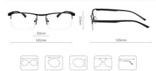 Load image into Gallery viewer, Attractive Metal Frame Sunglasses Style Intelligent Multifocal Progressive Reading Glasses and Men Women Dual-use Anti-Blue Light Automatic Adjustment Eyewear