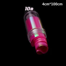 Load image into Gallery viewer, Aurora Nails Glass Foil Film Sticker Cellophane Paper Korean Nail Trend Design Ice Cube Manicure Accessories Heart Nail Art Stickers Glitter Decals Decoration Stickers Glitter Decals Love Nail Sequins Laser Heart Nail Supplies Sparkle Nail