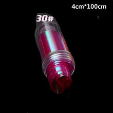 Load image into Gallery viewer, Aurora Nails Glass Foil Film Sticker Cellophane Paper Korean Nail Trend Design Ice Cube Manicure Accessories Heart Nail Art Stickers Glitter Decals Decoration Stickers Glitter Decals Love Nail Sequins Laser Heart Nail Supplies Sparkle Nail