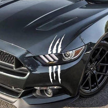 Load image into Gallery viewer, Auto Car Sticker Reflective Monster Claw Scratch Stripe Marks Headlight Decal Car Stickers Monster Claw Marks Headlight Car Sticker Stripes Scratch Decal Vinyl Car Accessories for Sports Cars SUV Pickup Truck Window Motorcycles