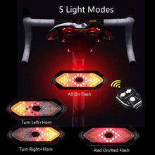 Load image into Gallery viewer, Auto-Sensing Bicycle Light Waterproof Bike Taillight LED USB Rechargable Safety Back Light Riding Warning Saddle Bike Rear Light Waterproof Bike Headlight Taillight LED Light Modes Bike Lights For Night Riding
