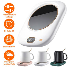 Load image into Gallery viewer, Auto Shut Off USB Coffee Mug Heating Plate with 3 Temperature Setting