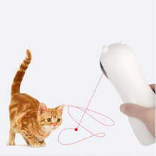 Load image into Gallery viewer, Automatic Cat Toys Teaser Interactive Smart Teasing Pet LED Laser Funny Handheld Mode Electronic Pet USB Charge Toys for Indoor Pet Auto On Off Silent Chase Laser Light Random Speed Pattern Active Cat Toys Hunting Exercise