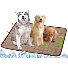 Load image into Gallery viewer, Automatic Cooling Dog Mat Washable Pet Sleeping Blanket Mat