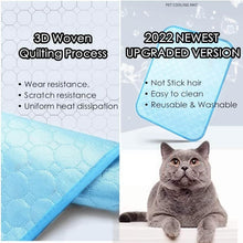 Load image into Gallery viewer, Automatic Cooling Dog Mat Washable Pet Sleeping Blanket Mat