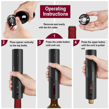 Load image into Gallery viewer, Automatic Electric Wine Bottle Corkscrew Opener