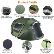 Load image into Gallery viewer, Automatic Pop Up Camping Tent