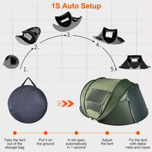 Load image into Gallery viewer, Automatic Pop Up Camping Tent