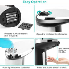 Load image into Gallery viewer, Automatic Soap Dispenser 400 ML/16.9 Oz