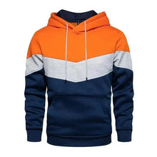 Load image into Gallery viewer, Autumn Casual Hoodie Male Thick Hoodies Hip Hop Streetwear Hooded Pullover Men Clothing Hoodies for Men Pullover Hip Hop Colors Block Pocket Mens Shirts Sport Tops Sweatshirts
