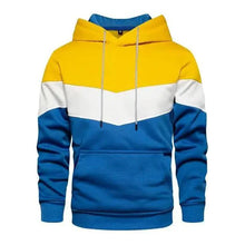 Load image into Gallery viewer, Autumn Casual Hoodie Male Thick Hoodies Hip Hop Streetwear Hooded Pullover Men Clothing Hoodies for Men Pullover Hip Hop Colors Block Pocket Mens Shirts Sport Tops Sweatshirts