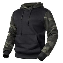 Load image into Gallery viewer, Autumn Men's Military Camouflage Fleece Hoodies Army Tactical Male Winter Camo Hip Hop Pullover Hoody Sweatshirt Men's Pullover Hoodie Blend Fleece Long Sleeve Contrast Color Military Sweatshirt