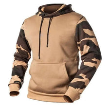 Load image into Gallery viewer, Autumn Men's Military Camouflage Fleece Hoodies Army Tactical Male Winter Camo Hip Hop Pullover Hoody Sweatshirt Men's Pullover Hoodie Blend Fleece Long Sleeve Contrast Color Military Sweatshirt