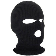Load image into Gallery viewer, Autumn Winter Ski Mask 3-Hole Knit Hat Full Face Cover Balaclava Hats Funny Party Embroidery Beanies Caps Hole Knitted Full Face Cover Ski Neck Gaiter, Winter Balaclava Warm Knit Beanie for Outdoor Sports Outdoor Full Face Cover Thermal Ski Mask One Size