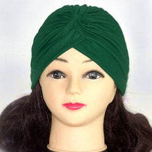 Load image into Gallery viewer, Autumn Winter Warm Headwear Soft Shine Silver Gold Lightweight Knot Twist Turban Headbands Cap Casual Streetwear Hats For Women