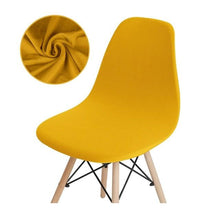 Load image into Gallery viewer, Avangarde Style Printed Seat Cover For Shell Chair Armless Shell Chair Cover Banquet Home Slipcover Elastic Removable Stretch High Back For Sofa Armchairs