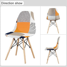 Load image into Gallery viewer, Avangarde Style Printed Seat Cover For Shell Chair Armless Shell Chair Cover Banquet Home Slipcover Elastic Removable Stretch High Back For Sofa Armchairs