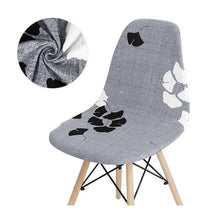 Load image into Gallery viewer, Avangarde Style Printed Seat Cover For Shell Chair Armless Shell Chair Cover Banquet Home Slipcover Elastic Removable Stretch High Back For Sofa Armchairs
