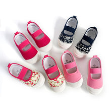 Load image into Gallery viewer, Baby Girl Shoes Kids Canvas Shoes Children's Casual Sneakers Candy Color Flowers For Girls Floral Prints