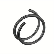 Load image into Gallery viewer, Stainless Steel Double Helix Nose Ring – 14K Gold Plated Hot Style Piercing Jewelry for Women