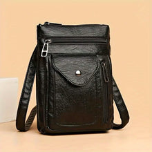 Load image into Gallery viewer, Women’s Vintage Leather Crossbody Bag