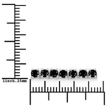 Load image into Gallery viewer, 3.15 Carat Genuine Black Diamond .925 Sterling Silver Bracelet